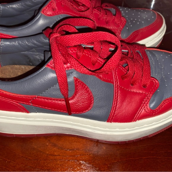 Nike Air Jordan 1 Elevate Low Dark Grey/Varsity Red UNLV Theme Sneakers Size 7 - Picture 11 of 13